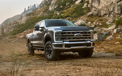 ford super duty f-250 tremor, 4k, tout-terrain, 2023 voitures, camionnettes, voitures de luxe, 2023 ford super duty f-250, voitures américaines, ford