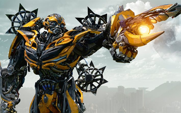 Bumblebee, 4K, karakterler, Transformers