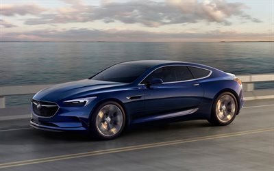 coupe, 2016, Buick Avista Concept, speed, in move