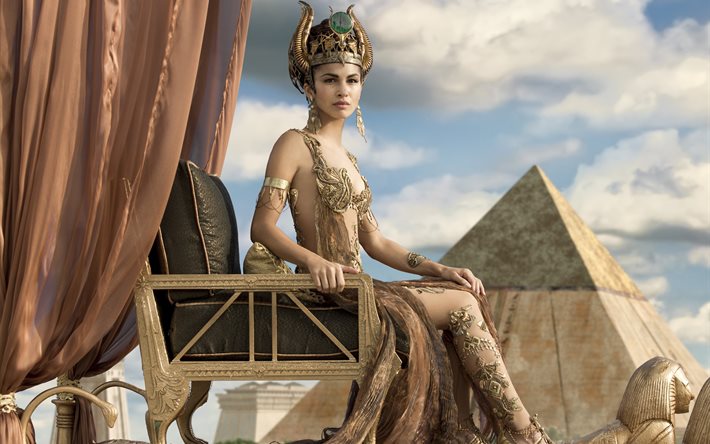 hathor die götter von ägypten, 2016, elodie yung, fantasy