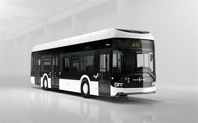 2022, van hool a12 fuel cell, autobús urbano, exterior, autobuses de pasajeros, van hool a-series, autobuses públicos de cero emisiones, autobuses nuevos, van hool