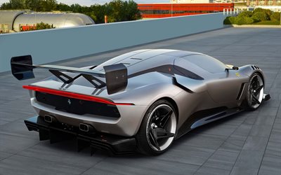 2023, ferrari kc23, rückansicht, außen, supercar, einzigartige autos, italienische sportwagen, ferrari