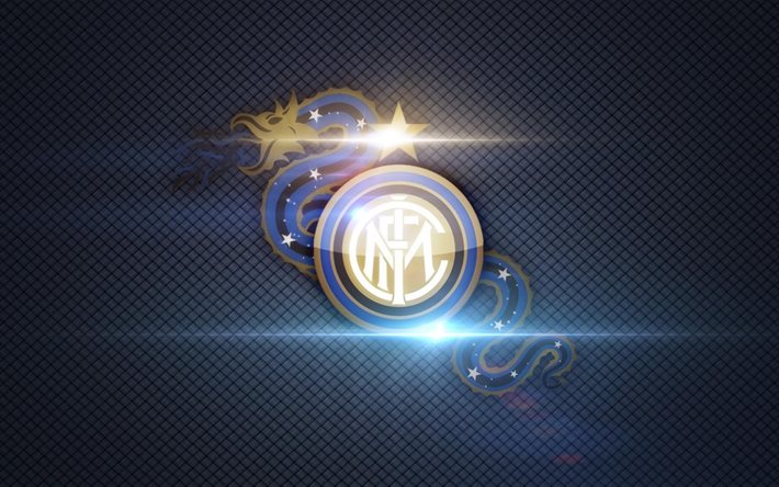 Inter, Milan, logo, creativo, football club Internazionale