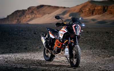 ktm1290super冒険r, 砂漠, 2017年のバイク, offroad, ktm