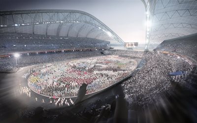 Estadio olímpico, concursos, olimpiadas, estadio internacional, internacional de competiciones de deporte, olimpiada de conceptos