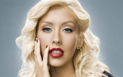 Christina Aguilera, la cantante superstar, bellezza, biondo