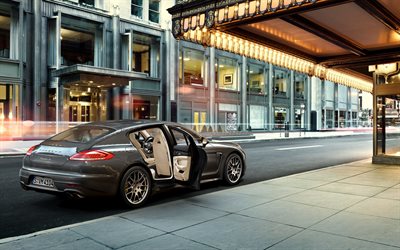 Porsche Panamera 4S, 2015, voiture de sport de luxe, de belles voitures, de nouvelles voitures