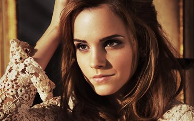 Emma Watson, Hollywood, İngiliz aktris, portre, güzellik