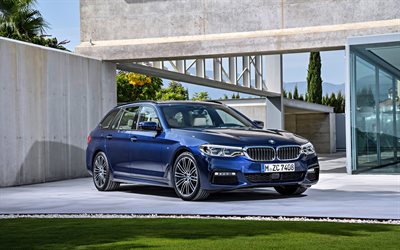 BMW 5-series, 2018 cars, G31, wagons, BMW