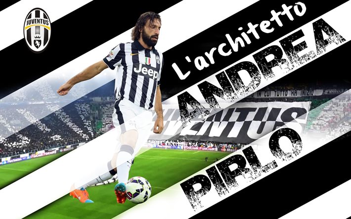Andrea Pirlo, le Football, la Serie A, la Juventus FC, Juventus Stadium