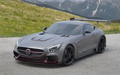 Mansory, tuning, 2016, Mercedes-AMG GT S, One Off, supercars, matte mercedes