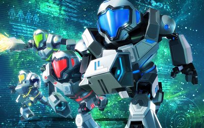 Metroid Prime Federation Force, shooter 2016, robots