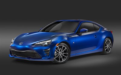 Toyota GT86, 2017, supercars, coupe, blue toyota