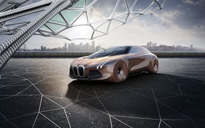 bmw, 비전 다음 100, 개념, 2016, 미래의 자동차, 프로토 타입