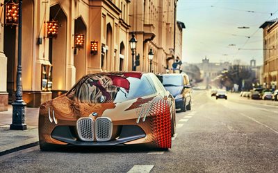 de la route, les rues, 2016, BMW Vision 100 Prochaines, concept, bmw