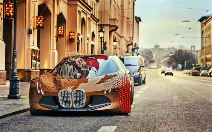 carreteras, calles, 2016, BMW Visión Próxima 100, concepto, bmw