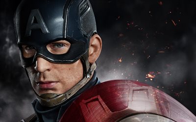 Captain America, Civil War, 2016, Chris Evans