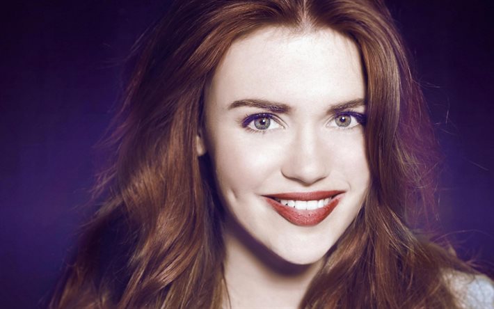 Holland Roden, actress, smile, portrait, beautiful girl