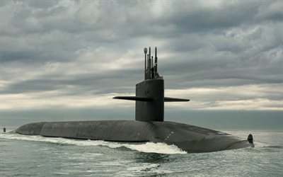 USS Wyoming, SSBN-742, ballistic missile submarine, US Navy, Ohio-class, USA, nuclear submarine