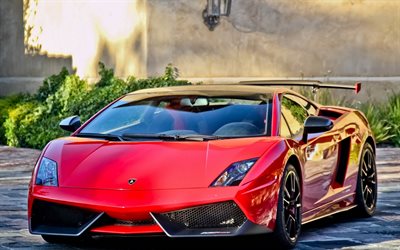 süper, 2015, Lamborghini, Gallardo, LP570-4, kırmızı Gallardo
