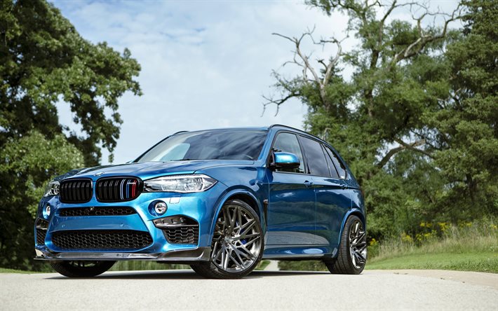 BMW x 5m, F85, Velos D7, 2017 voitures, IND, tuning, BMW, Roues Velos