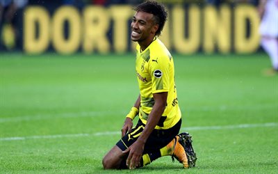 Pierre-Emerick Aubameyang, maç, Borussia Dortmund, Bundesliga, BVB, futbol, Aubameyang