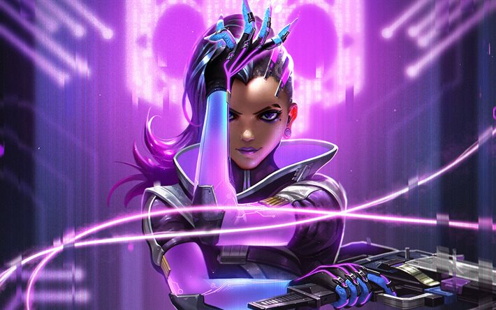 sombra, taide, hahmot, overwatch