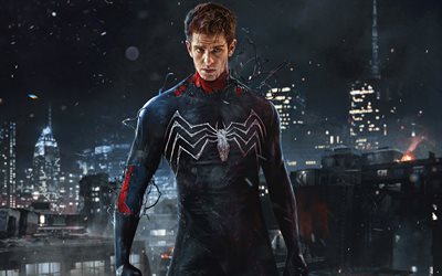 örümcek adam, 4k, süper kahramanlar, 2022 filmi, örümcek adam eve dönmez, afiş, andrew garfield, örümcek adam 4k