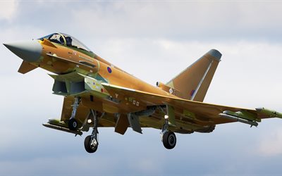 eurofighter typhoon fgr4, kämpfer, militär-flugzeuge, armee