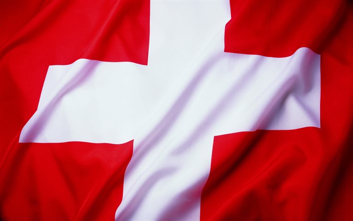 schweiz flagga, tyg, schweizisk flagga, schweiz symbolik