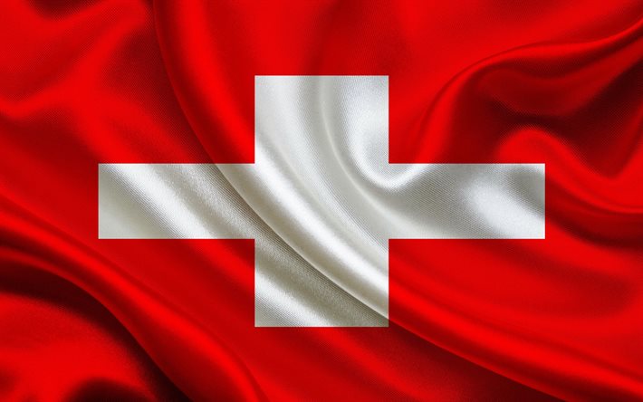 drapeau suisse, la soie, le drapeau de la Suisse, de suisse, du symbolisme, de la Suisse drapeau