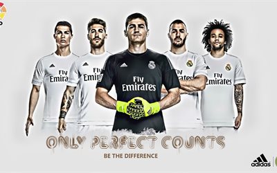 Real Madrid, Cristiano Ronaldo, Calcio, Spagna, Sergio Ramos, Iker Casillas, Karim Benzema, Marcelo