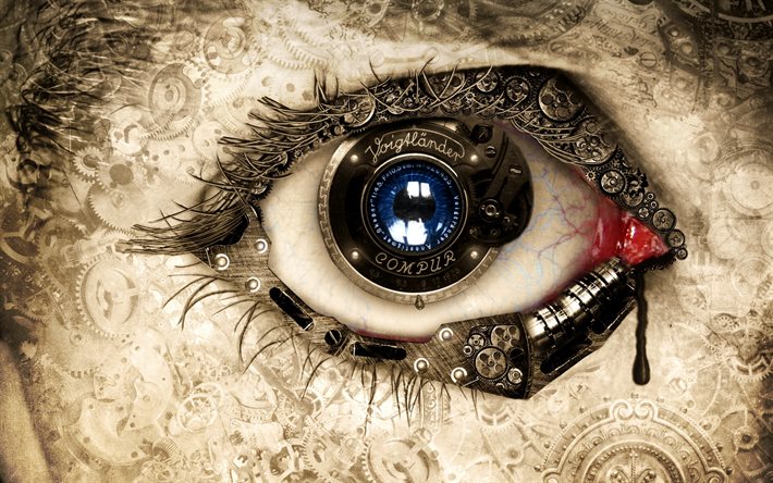 العين, على مدار الساعة, الإبداعية, التروس