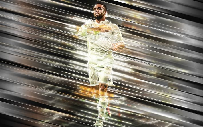Daniel Carvajal, Real Madrid, Spanish football player, defender, portrait, La Liga, Spain, football players