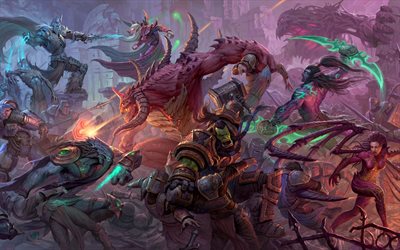 Heroes of the Storm, monsters, battle