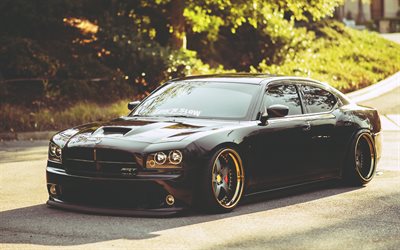 Dodge Charger SRT, supecars, 2017 cars, muscle cars, tuning, Dodge