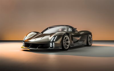 2023, Porsche Mission X Concept, 4k, front view, exterior, sports coupe, electric hypercar, German cars, electric cars, Porsche