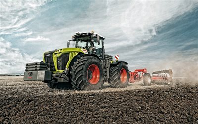 claas xerion 5000, machines agricoles, gros tracteur, nouveau xerion 5000, récolte, travail du sol, claas