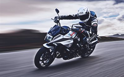 Suzuki Katana, highway, 2022 bikes, superbikes, motion blur, 2022 Suzuki Katana, japanese motorcycles, Suzuki