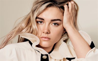 4k, florence pugh, 2023, elle photoshoot, stelle del cinema, attrice inglese, hollywood, ritratto, celebrità inglese, superstar, florence photoshoot