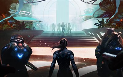 Mass Effect Andromeda, 2017, 4k, poster, giochi nuovi