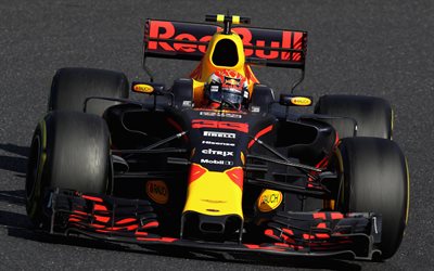 Red Bull Racing, 2017, Formula 1, carreras de coches, Red Bull RB13, Daniel Ricciardo