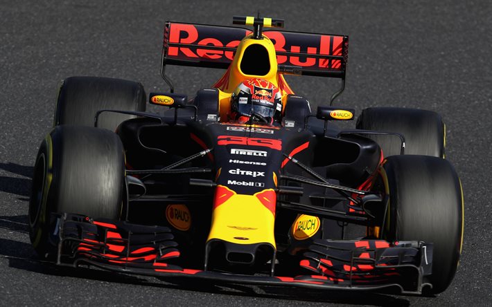 La Red Bull Racing, 2017, Formula 1, auto da corsa, Red Bull RB13, Daniel Ricciardo
