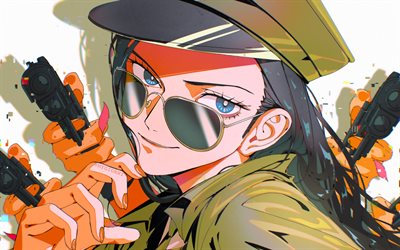 Nico Robin, abstract art, One Piece, protagonist, manga, One Piece characters, blue eyes, Nico Robin One Piece