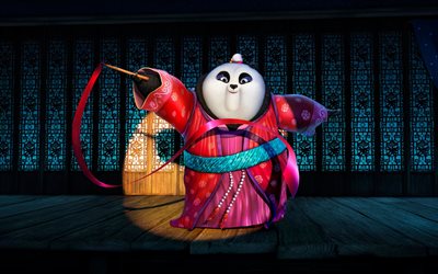 Kung Fu Panda 3, Mei Mei, animation 3d