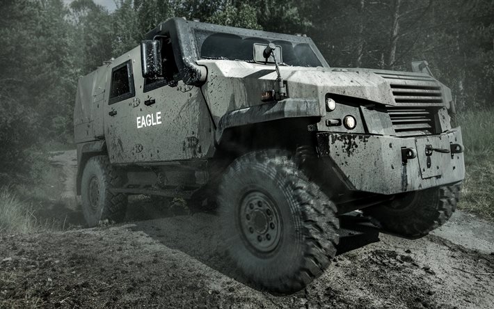 MOWAG Aigle V, véhicules blindés, de l'équipement militaire, de la forêt