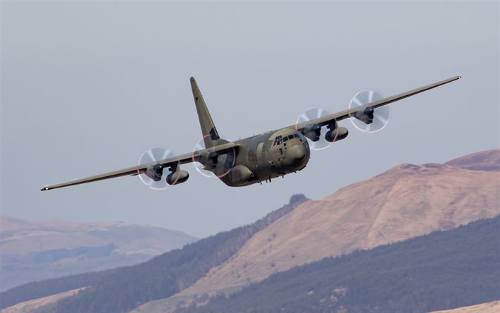 Lockheed Martin C-130J Super Hercules, askeri uçak, askeri nakliye uçakları