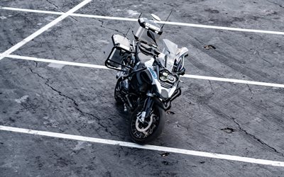 bmw motorrad r 1200 gs konsept, 4k, otopark, 2019 bisikletleri, süper motosikletler, k50, 2019 bmw motorrad r 1200 gs, alman motosikletleri, bmw