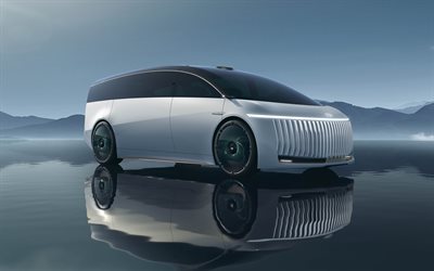 gac space, 4k, minivans, 2022 bilar, framtida bilar, 2022 gac space, kinesiska bilar, gac