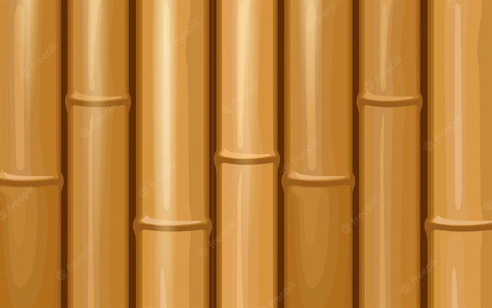 textures de bambou, tiges de bambou, textures vectorielles, bambou brun, textures naturelles, fonds de bambou